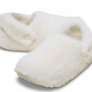 CROCS Classic Cozzzy Slippers Luxe White